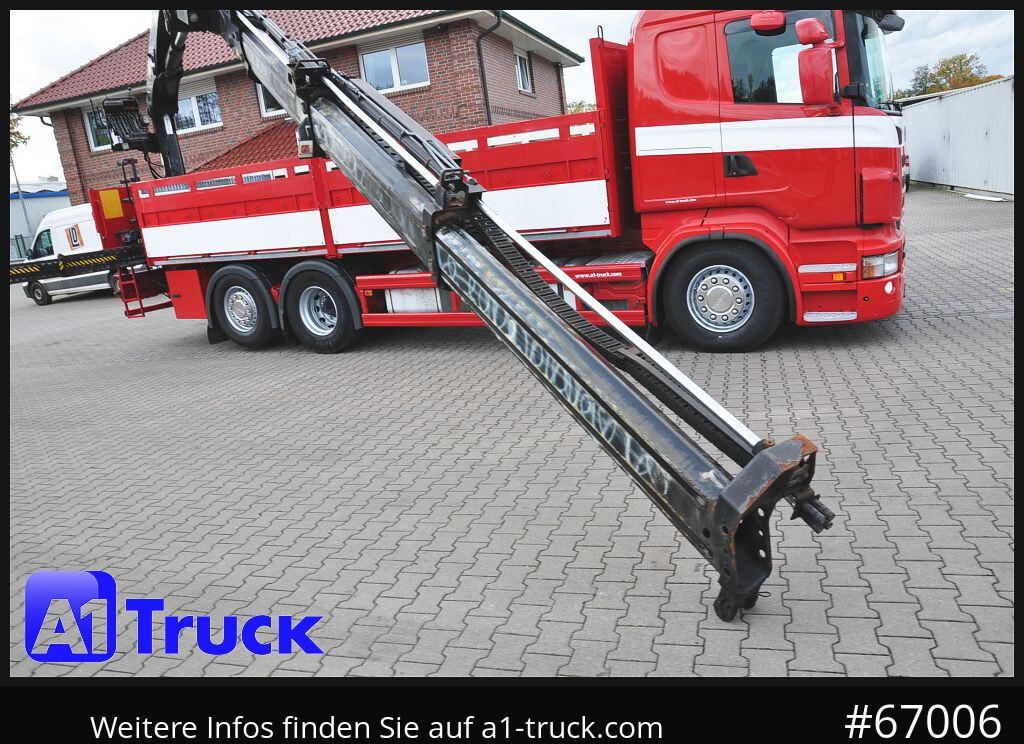 SCANIA R400, HIAB XS 211-3 Lift-Lenkachse - شاحنة كرين, شاحنات مسطحة: صورة 2 SCANIA R400, HIAB XS 211-3 Lift-Lenkachse - شاحنة كرين, شاحنات مسطحة: صورة 2