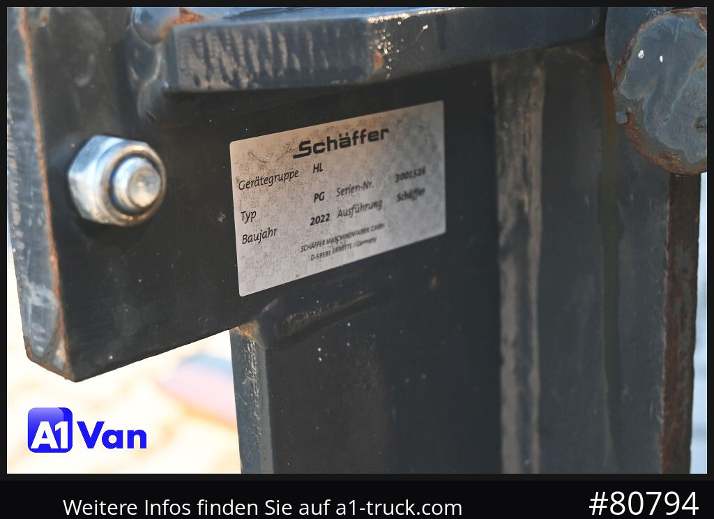 SCHAEFFER Schäffer 2445S Hoflader, Gabel, 127 Bstd. - اللودر بعجل: صورة 2 SCHAEFFER Schäffer 2445S Hoflader, Gabel, 127 Bstd. - اللودر بعجل: صورة 2