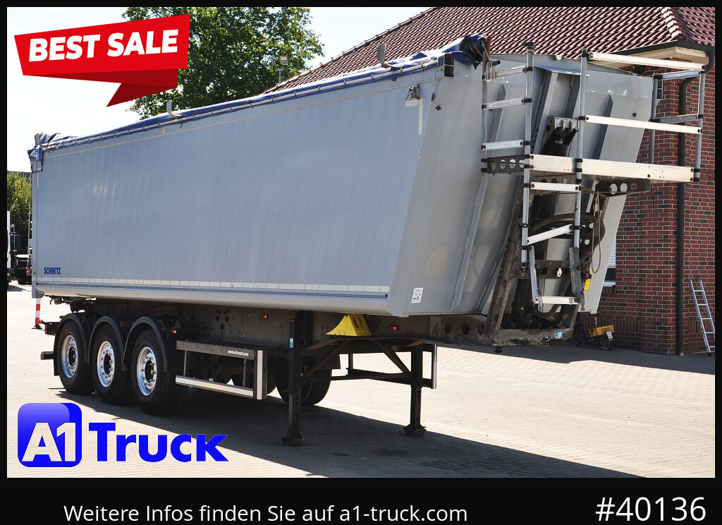 SCHMITZ SKI 24, SL 9.6 Lift, ca. 50m³ - قلابة نصف مقطورة نصف مقطورة قلابة: صورة 1 SCHMITZ SKI 24, SL 9.6 Lift, ca. 50m³ - قلابة نصف مقطورة نصف مقطورة قلابة: صورة 1