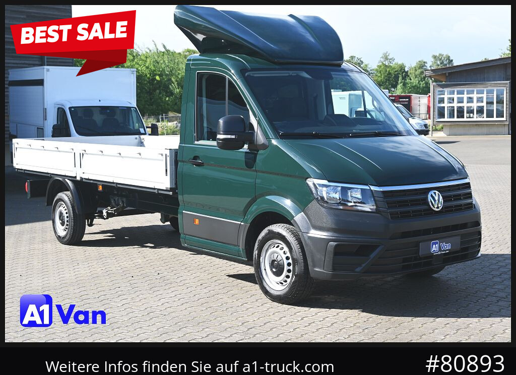 VOLKSWAGEN Crafter 35 Pritsche Maxi, Klima, AHK, - شاحنة مفتوحة: صورة 1 VOLKSWAGEN Crafter 35 Pritsche Maxi, Klima, AHK, - شاحنة مفتوحة: صورة 1