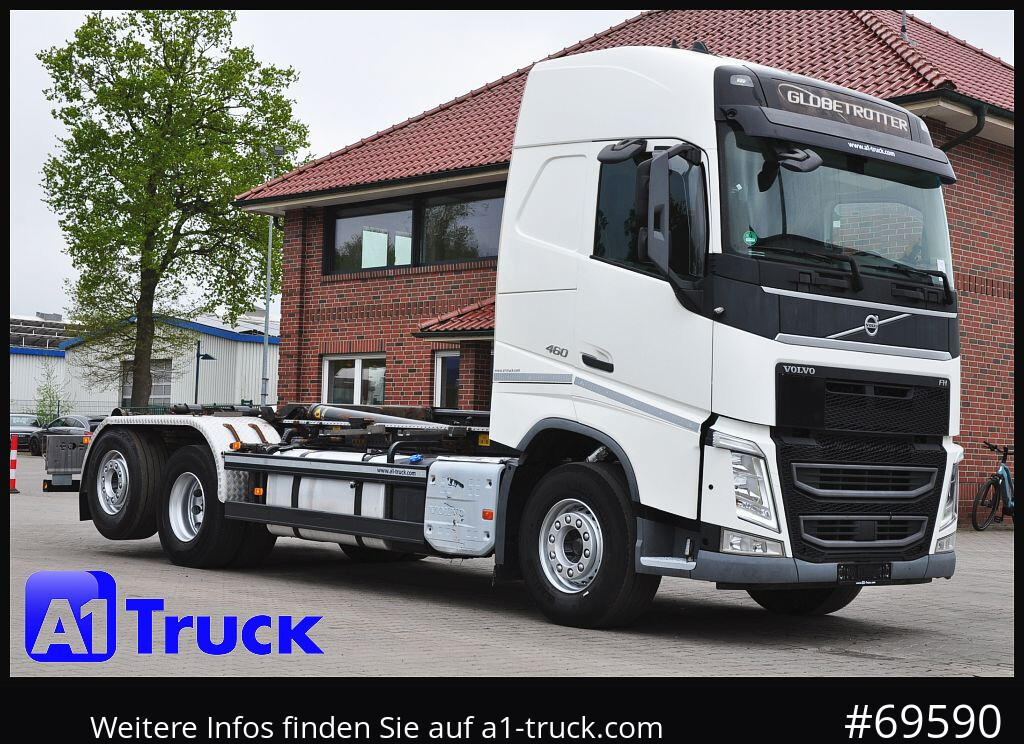 VOLVO FH 460, Meiller RS21.70 Funk Lenkachse Standklima, - شاحنة ذات خطاف: صورة 1 VOLVO FH 460, Meiller RS21.70 Funk Lenkachse Standklima, - شاحنة ذات خطاف: صورة 1