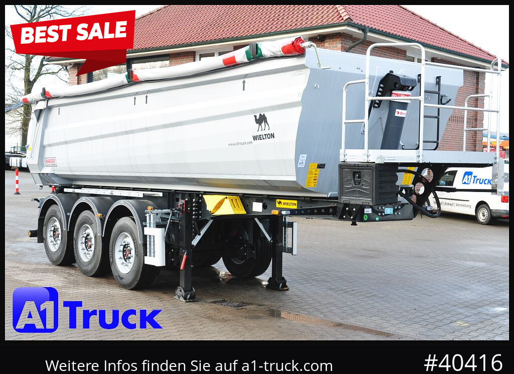 WIELTON Wielton 26m³ Strong Master Stahl - قلابة نصف مقطورة نصف مقطورة قلابة: صورة 1 WIELTON Wielton 26m³ Strong Master Stahl - قلابة نصف مقطورة نصف مقطورة قلابة: صورة 1