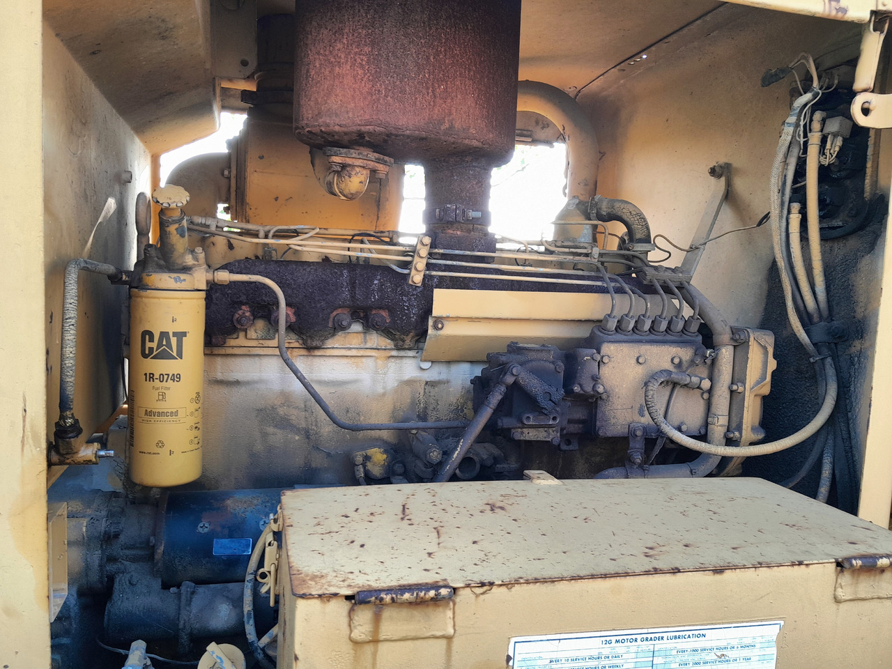 ممهدة Caterpillar 12G Macchina perfettamente funzionante. motore 3306 revisionato.: صورة 10