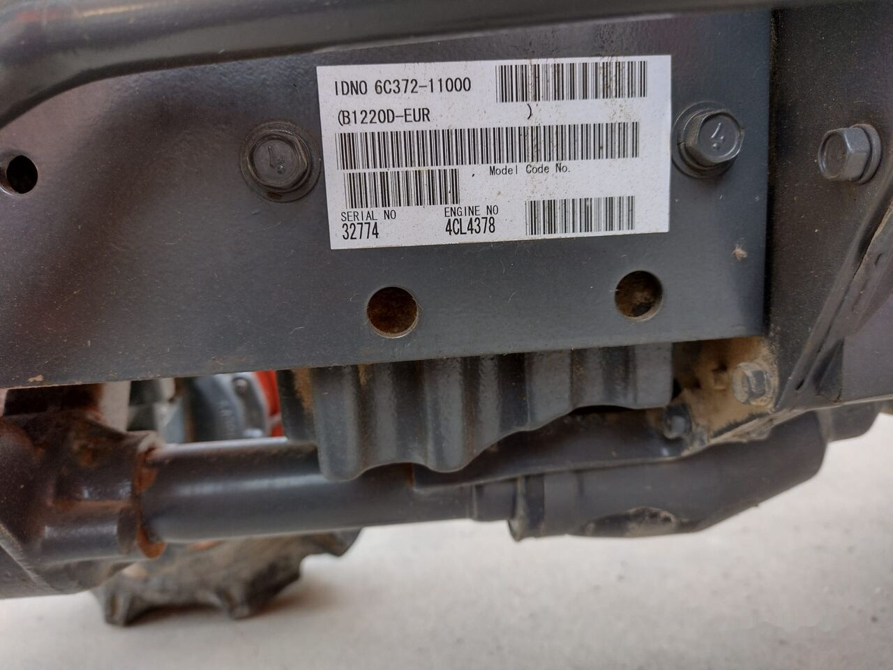 Kubota B1220 - جرار صغير: صورة 3 Kubota B1220 - جرار صغير: صورة 3
