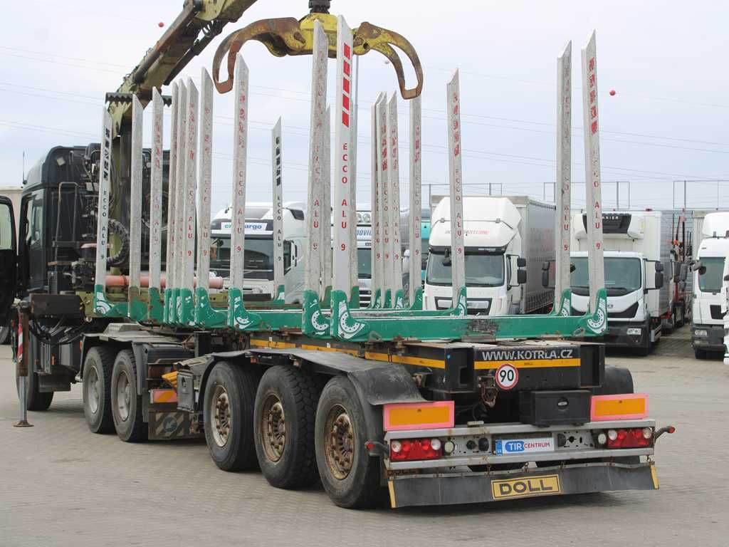 DOLL H3S-14H9, SAF, 2X LIFTING AXLE, EXPANDABLE - نصف مقطورة اخشاب: صورة 4 DOLL H3S-14H9, SAF, 2X LIFTING AXLE, EXPANDABLE - نصف مقطورة اخشاب: صورة 4
