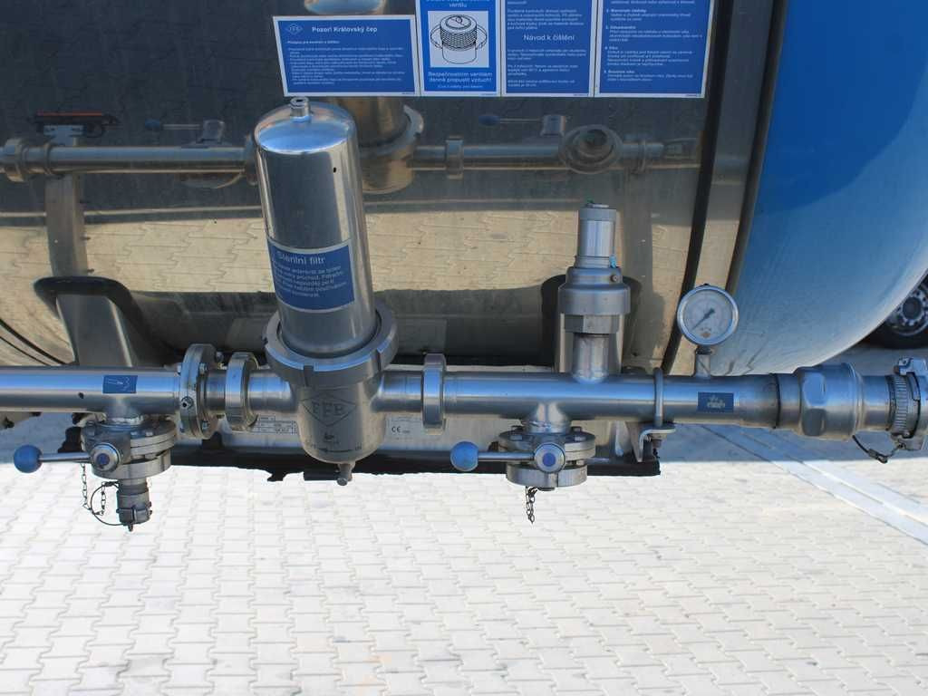 نصف مقطورة صهريج Feldbinder FELDBINDER tsa 32.3, NO ADR, 32m³, LIFTING AXLE: صورة 11