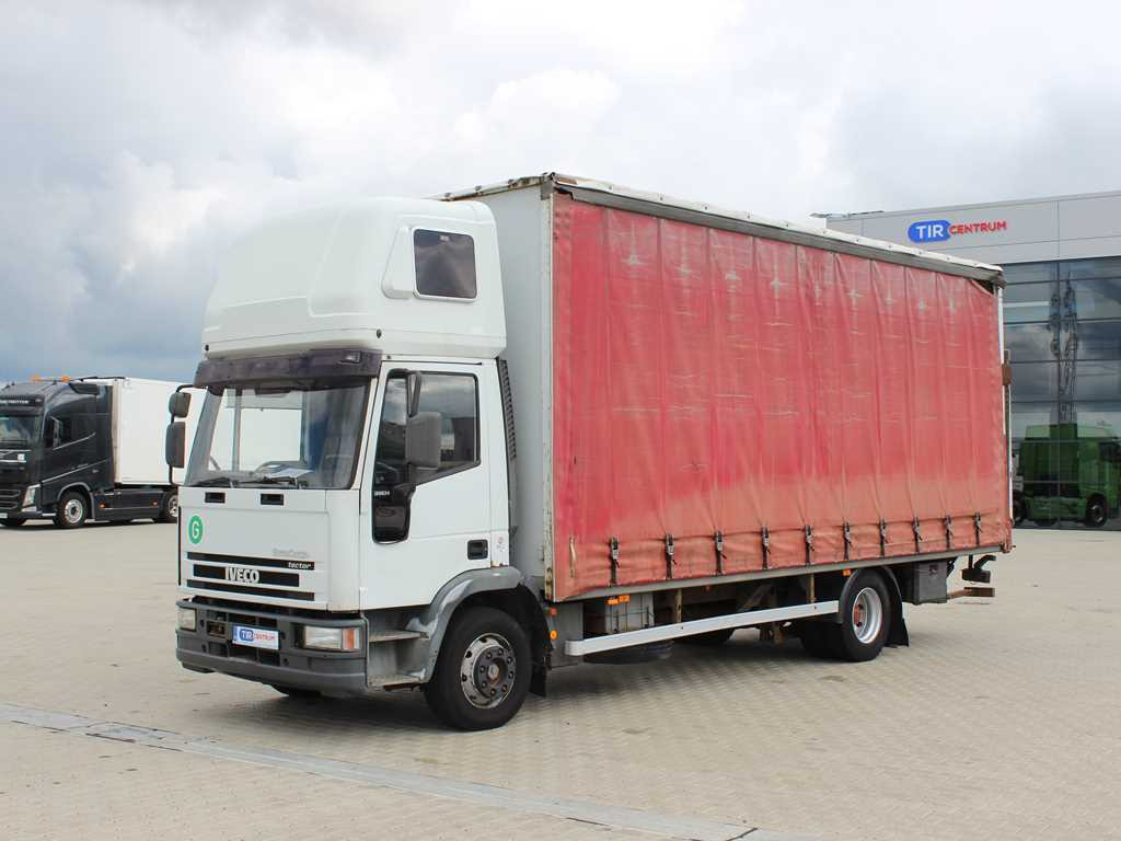 Iveco EUROCARGO ML 120 E, EURO 3, SLEEPING BODY, HYDRAULIC FRONT - شاحنة ستارة: صورة 1 Iveco EUROCARGO ML 120 E, EURO 3, SLEEPING BODY, HYDRAULIC FRONT - شاحنة ستارة: صورة 1