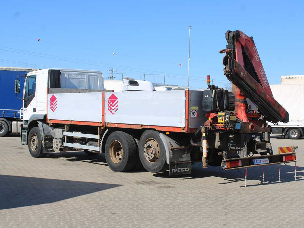 Iveco STRALIS 400, 6X2, EURO 3, HYDRAULIC ARM FASSI F110 - شاحنات مسطحة, شاحنة كرين: صورة 5 Iveco STRALIS 400, 6X2, EURO 3, HYDRAULIC ARM FASSI F110 - شاحنات مسطحة, شاحنة كرين: صورة 5