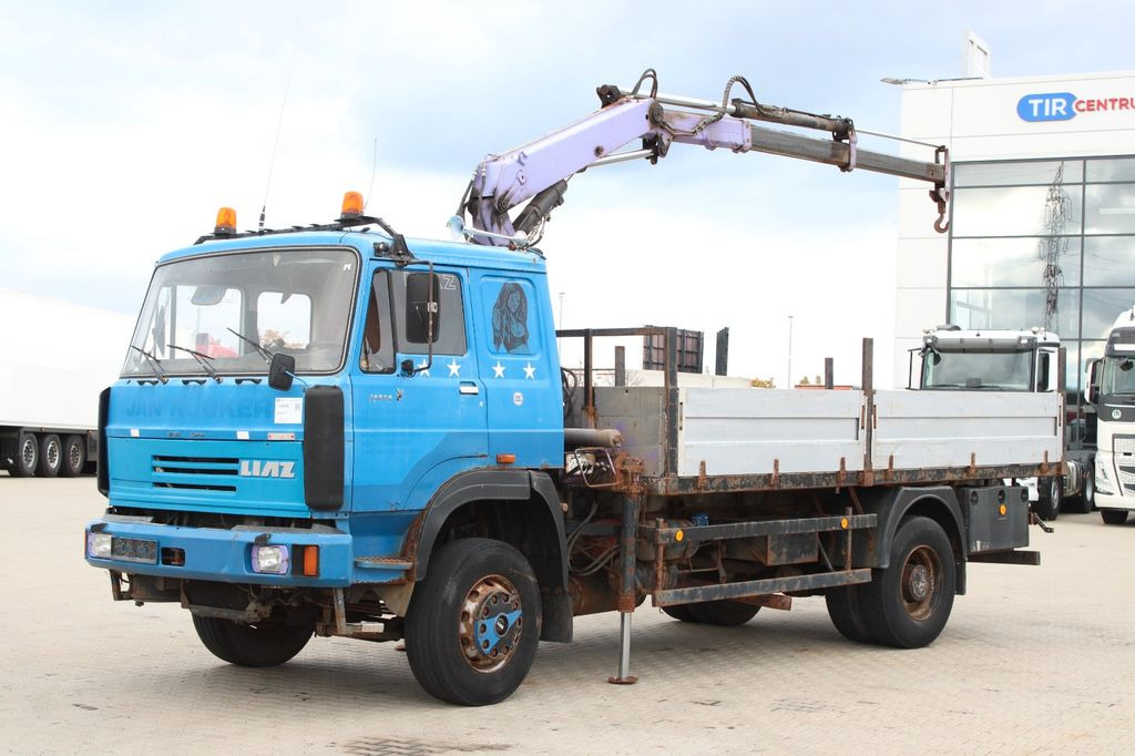 LIAZ 18.23,CRANE NJ SR-70 PT,BEACONS - شاحنات مسطحة, شاحنة كرين: صورة 1 LIAZ 18.23,CRANE NJ SR-70 PT,BEACONS - شاحنات مسطحة, شاحنة كرين: صورة 1