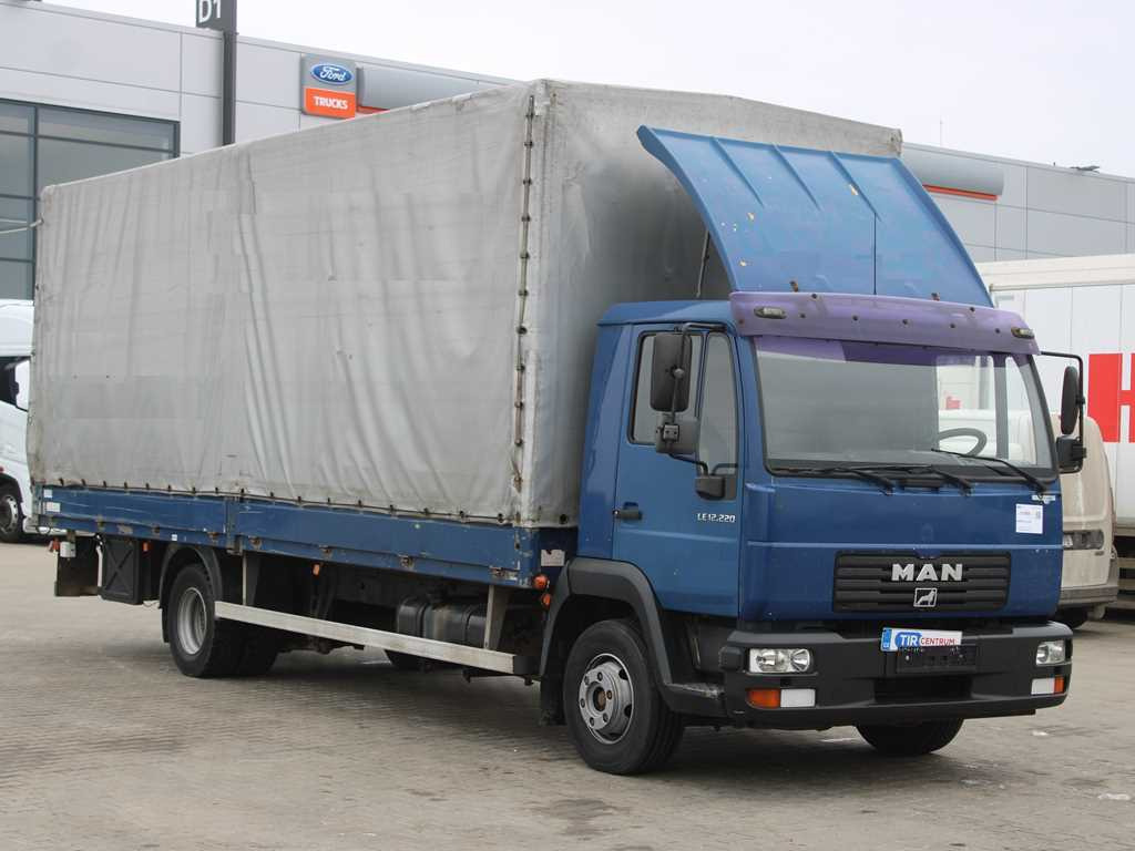 MAN LE 12.220, EURO 3, HYDRAULIC FRONT, TIRES 80% - شاحنة ستارة: صورة 3 MAN LE 12.220, EURO 3, HYDRAULIC FRONT, TIRES 80% - شاحنة ستارة: صورة 3