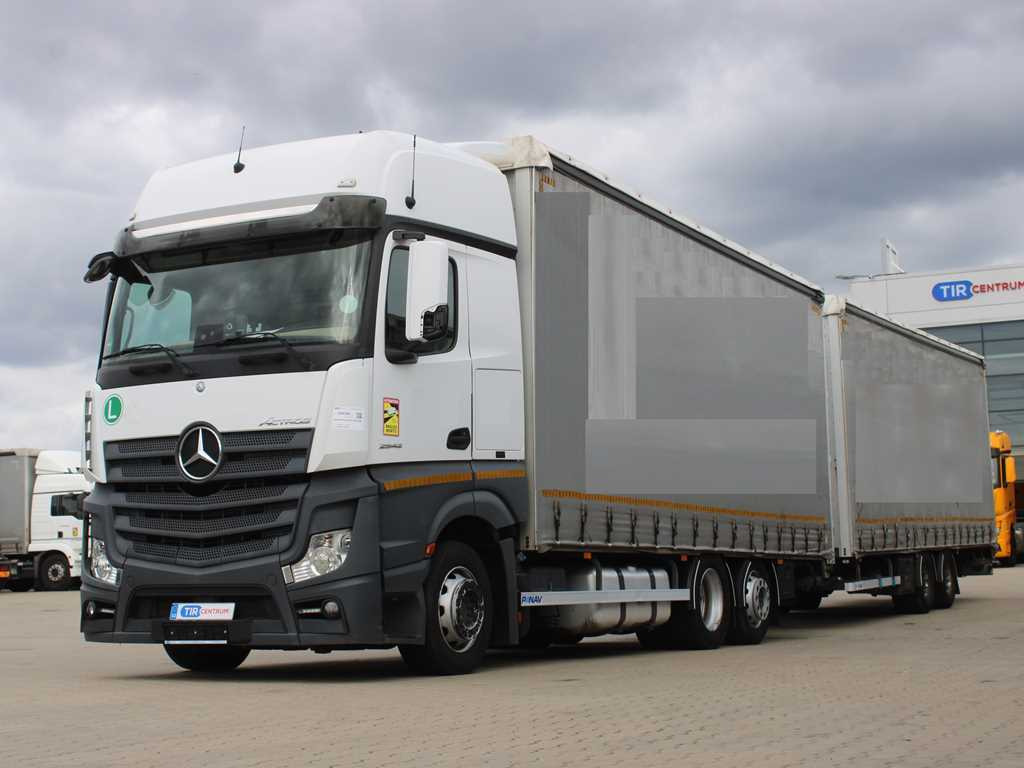 شاحنة ستارة Mercedes-Benz Actros 2542, 6X2, LIFTING AXLE + PANAV TVK18M: صورة 1