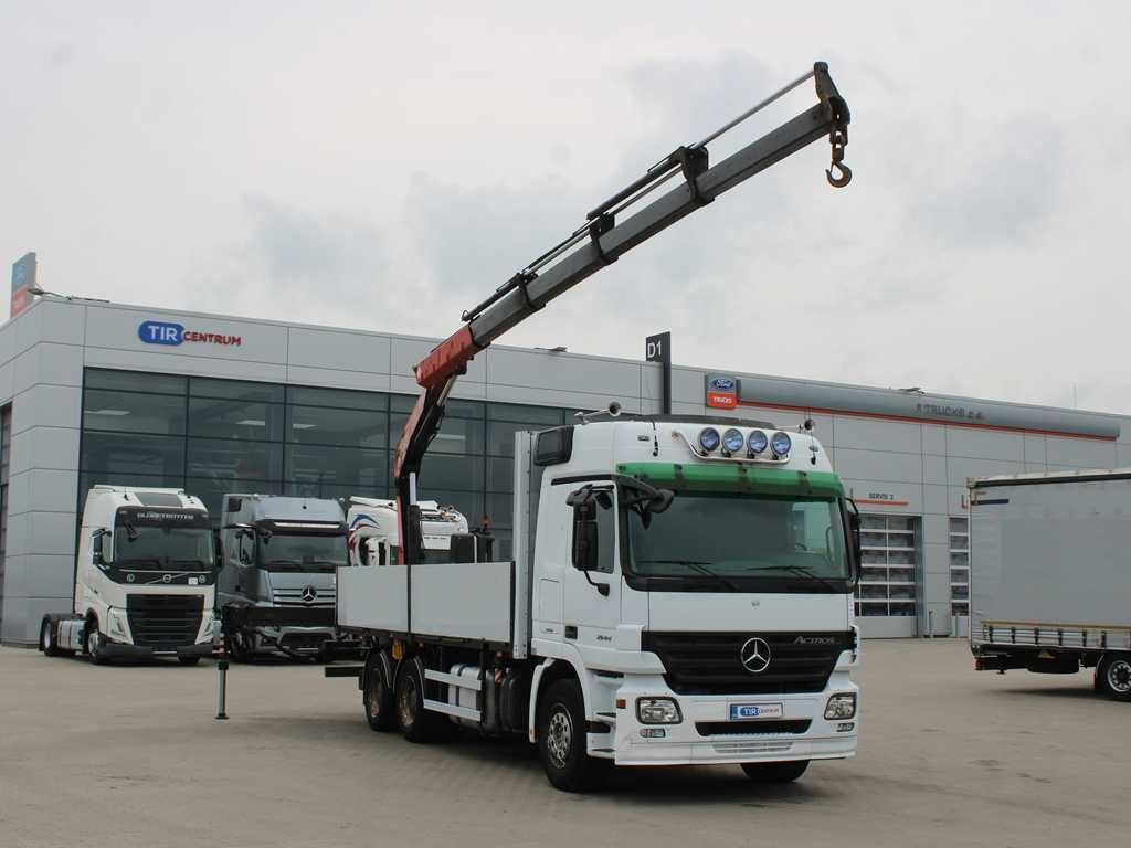 Mercedes-Benz Actros 2644, 6X4, EURO 4, CRANE FASSI F210 - شاحنات مسطحة, شاحنة كرين: صورة 2 Mercedes-Benz Actros 2644, 6X4, EURO 4, CRANE FASSI F210 - شاحنات مسطحة, شاحنة كرين: صورة 2