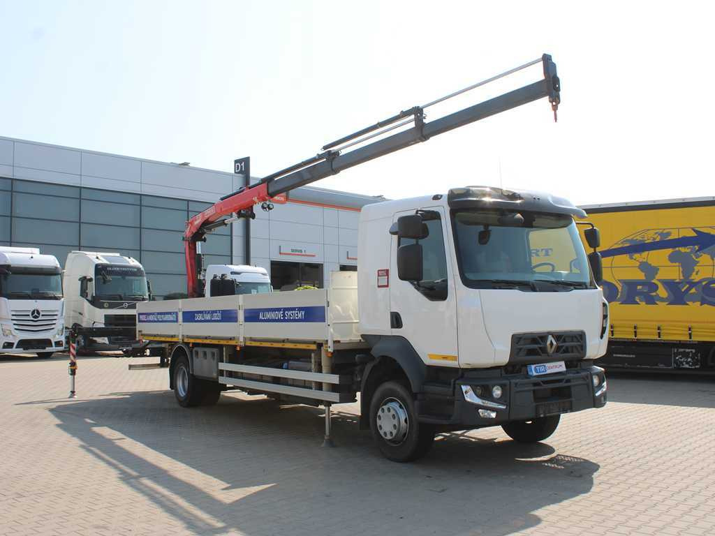 Renault D 250, EURO 6, SIDE, HYDRAULIC ARM FASSI F110 - شاحنات مسطحة, شاحنة كرين: صورة 3 Renault D 250, EURO 6, SIDE, HYDRAULIC ARM FASSI F110 - شاحنات مسطحة, شاحنة كرين: صورة 3