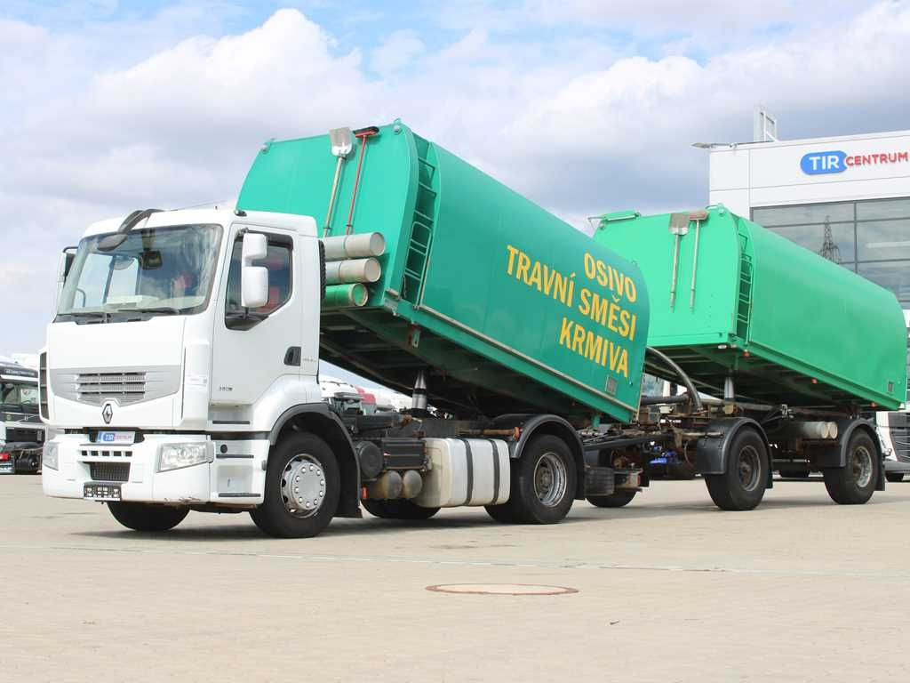 شاحنة قلاب Renault PREMIUM R380, AGRO (FOOD, GRAIN, SEEDS) +trailer: صورة 1