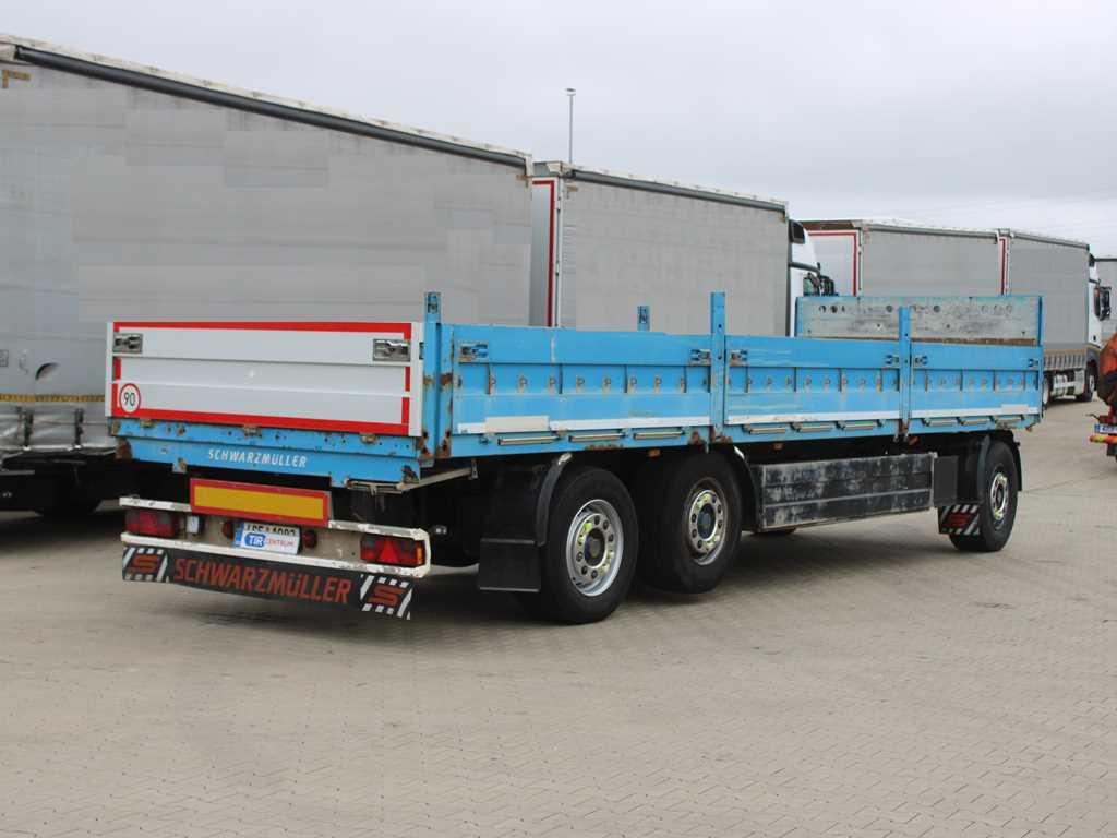 Schwarzmüller PA 3/E, LIFTING AXLE, SIDE PANEL - مقطورات مسطحة: صورة 4 Schwarzmüller PA 3/E, LIFTING AXLE, SIDE PANEL - مقطورات مسطحة: صورة 4