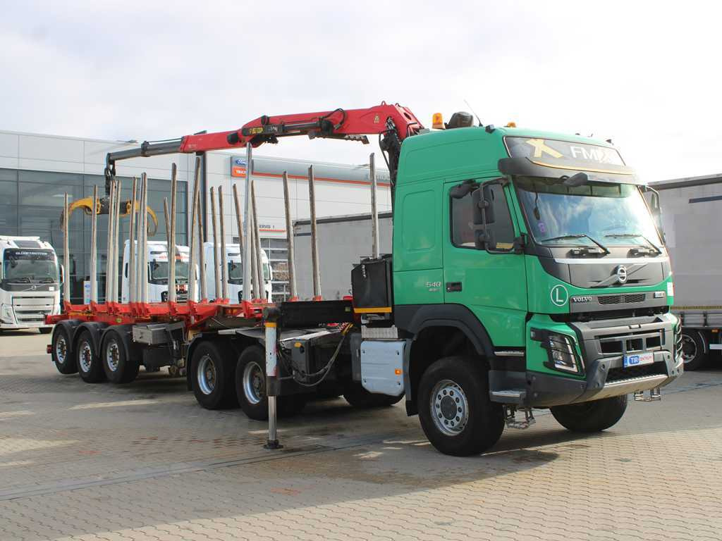 Volvo FM 540, EURO 6, 6X6, VEB+, HYDRAULIC ARM PALFINGER Q170Z96 - وحدة جر, نصف مقطورة اخشاب: صورة 4 Volvo FM 540, EURO 6, 6X6, VEB+, HYDRAULIC ARM PALFINGER Q170Z96 - وحدة جر, نصف مقطورة اخشاب: صورة 4