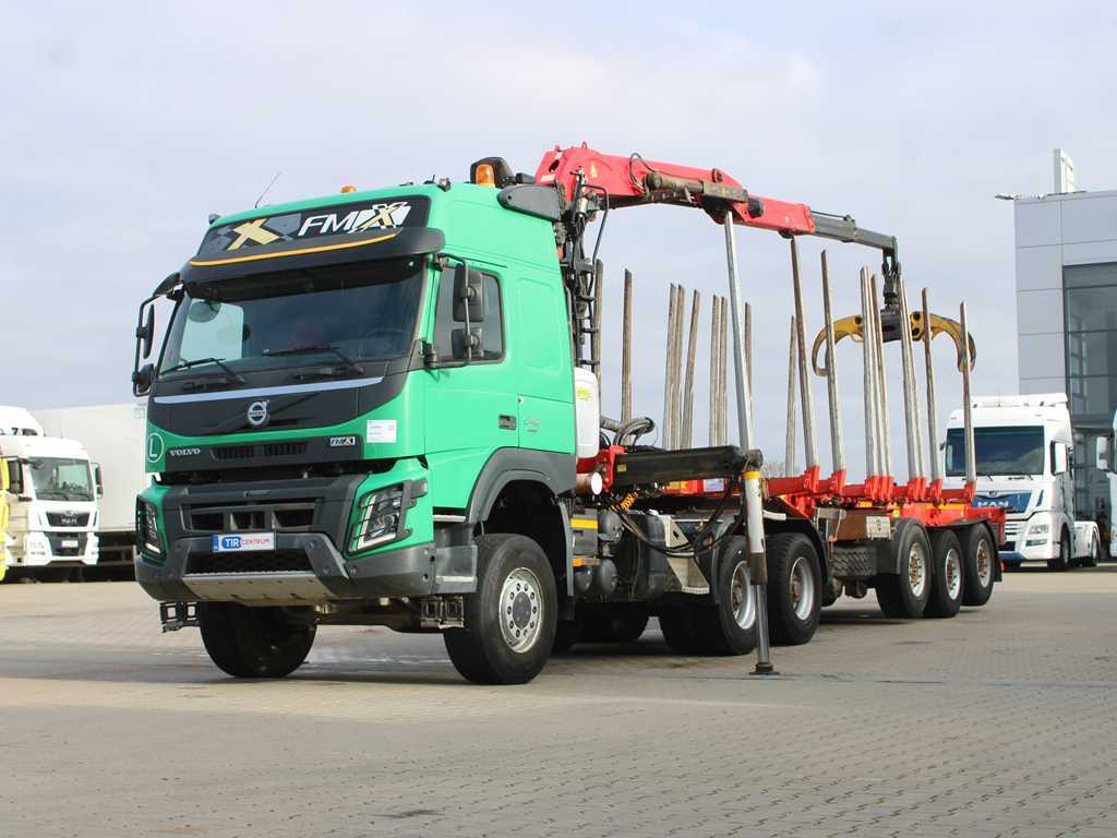 Volvo FM 540, EURO 6, 6X6, VEB+, HYDRAULIC ARM PALFINGER Q170Z96 - وحدة جر, نصف مقطورة اخشاب: صورة 1 Volvo FM 540, EURO 6, 6X6, VEB+, HYDRAULIC ARM PALFINGER Q170Z96 - وحدة جر, نصف مقطورة اخشاب: صورة 1