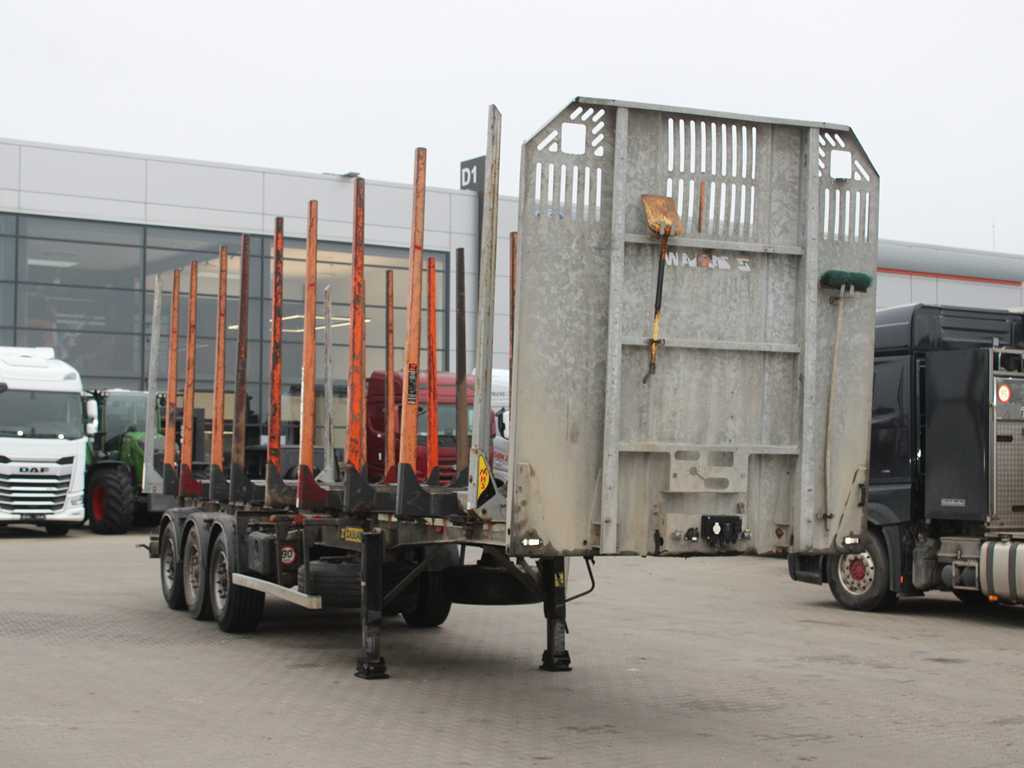 ZASŁAW D-651A, 2x LIFT AXLE, TYRES 80% - نصف مقطورة اخشاب: صورة 3 ZASŁAW D-651A, 2x LIFT AXLE, TYRES 80% - نصف مقطورة اخشاب: صورة 3