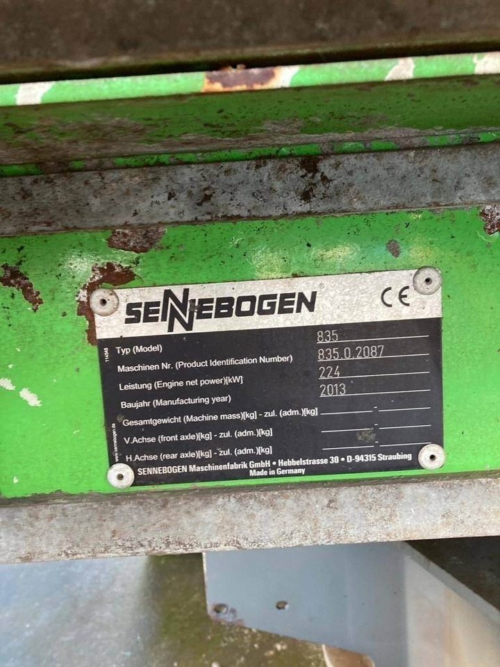 معالج النفايات Sennebogen 835M E: صورة 8 معالج النفايات Sennebogen 835M E: صورة 8