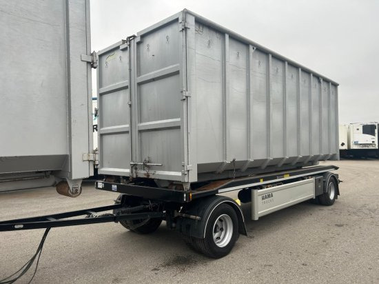 Hüffermann Abrollanhänger Preis ohne Abrollcontainer - مقطورة هوك ليفت/ لود لوجر: صورة 1 Hüffermann Abrollanhänger Preis ohne Abrollcontainer - مقطورة هوك ليفت/ لود لوجر: صورة 1