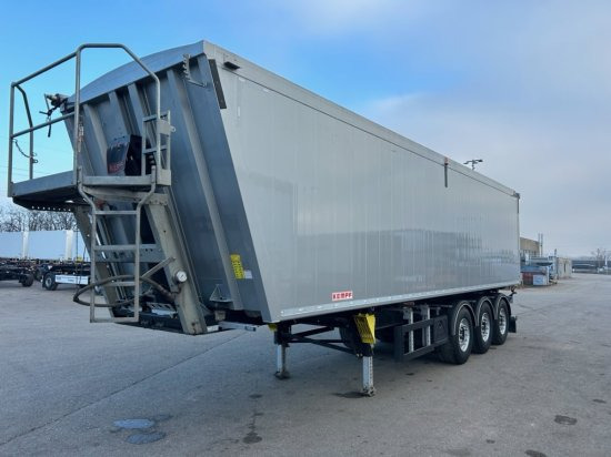 Kempf SKM 39 Alu-Kastenmulde 55m³ Rollplane - قلابة نصف مقطورة نصف مقطورة قلابة: صورة 1 Kempf SKM 39 Alu-Kastenmulde 55m³ Rollplane - قلابة نصف مقطورة نصف مقطورة قلابة: صورة 1