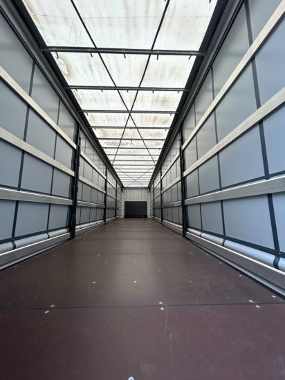 جديدة نصف مقطورة ستارة Krone 1-achs Auflieger, Heckabstützung XL Zertifikat, Edscha-Verdeck,: صورة 11
