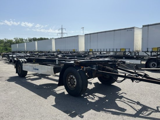Krone AZ 18, Standard-Lafette BPW-Achsen, - مقطورة نقل الحاويات: صورة 3 Krone AZ 18, Standard-Lafette BPW-Achsen, - مقطورة نقل الحاويات: صورة 3