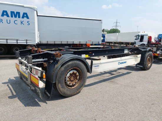 Krone AZ 18, Standard-Lafette Krone-Achsen, - مقطورة نقل الحاويات: صورة 2 Krone AZ 18, Standard-Lafette Krone-Achsen, - مقطورة نقل الحاويات: صورة 2