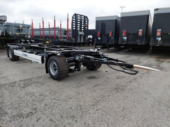 Krone AZW 18, Maxilafette, Verstelldeichsel - مقطورة نقل الحاويات: صورة 1 Krone AZW 18, Maxilafette, Verstelldeichsel - مقطورة نقل الحاويات: صورة 1