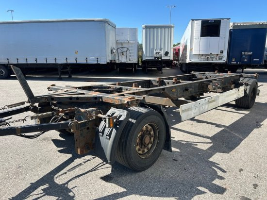 Krone AZW, Maxi BDF-Lafette, BPW-Achsen - مقطورة نقل الحاويات: صورة 2 Krone AZW, Maxi BDF-Lafette, BPW-Achsen - مقطورة نقل الحاويات: صورة 2