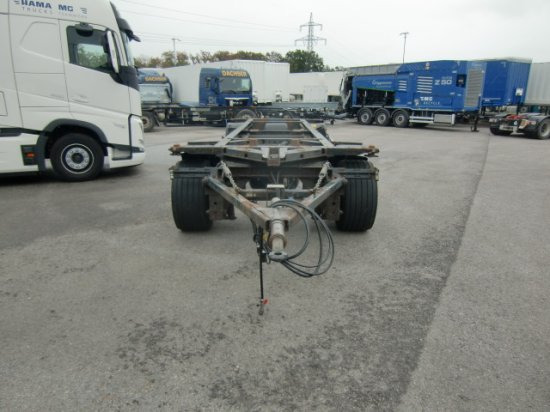 Krone Maxi Lafette BPW Achsen 3 Stück - مقطورة نقل الحاويات: صورة 2 Krone Maxi Lafette BPW Achsen 3 Stück - مقطورة نقل الحاويات: صورة 2