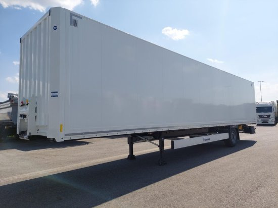 Krone SEK DryLiner 1-Achs Kofferauflieger, Heckabstützung , 2 Stück - نصف مقطورة صندوق مغلق: صورة 1 Krone SEK DryLiner 1-Achs Kofferauflieger, Heckabstützung , 2 Stück - نصف مقطورة صندوق مغلق: صورة 1