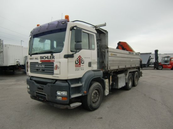 MAN TGA 33.430 6x4 Kipper, Manuel, E4 Palfinger Blatt-Blatt - شاحنة قلاب: صورة 1 MAN TGA 33.430 6x4 Kipper, Manuel, E4 Palfinger Blatt-Blatt - شاحنة قلاب: صورة 1