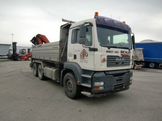 MAN TGA 33.430 6x4 Kipper, Manuel, E4 Palfinger Blatt-Blatt - شاحنة قلاب: صورة 3 MAN TGA 33.430 6x4 Kipper, Manuel, E4 Palfinger Blatt-Blatt - شاحنة قلاب: صورة 3
