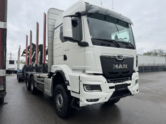 MAN TGS 33.510 BL 6x4, Intarder, Holztransporter, LIV 120Z - شاحنة قطع الأشجار, شاحنة كرين: صورة 3 MAN TGS 33.510 BL 6x4, Intarder, Holztransporter, LIV 120Z - شاحنة قطع الأشجار, شاحنة كرين: صورة 3