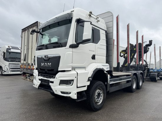 MAN TGS 33.510 BL 6x4, Intarder, Holztransporter, LIV 120Z - شاحنة قطع الأشجار, شاحنة كرين: صورة 1 MAN TGS 33.510 BL 6x4, Intarder, Holztransporter, LIV 120Z - شاحنة قطع الأشجار, شاحنة كرين: صورة 1