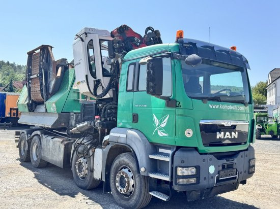 MAN TGS 35.540 8x4 mit Komptech-Zusatzeinheit - معدات الغابات, شاحنة: صورة 5 MAN TGS 35.540 8x4 mit Komptech-Zusatzeinheit - معدات الغابات, شاحنة: صورة 5