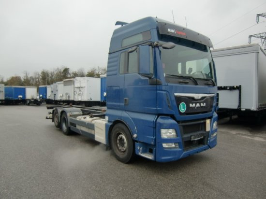 MAN TGX 26.440 BDF, XXL, Retarder, Automatik, E6, Liftachse, - شاحنات الحاويات / جسم علوي قابل للتغيير شاحنة: صورة 3 MAN TGX 26.440 BDF, XXL, Retarder, Automatik, E6, Liftachse, - شاحنات الحاويات / جسم علوي قابل للتغيير شاحنة: صورة 3