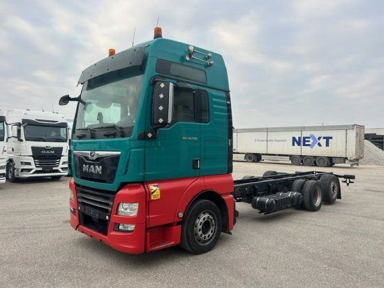 MAN TGX 26.500 XXL, 6x2, Jumbo, Liftachse, Intarder, Euro6, Full-Air - شاحنة هيكل كابينة: صورة 1 MAN TGX 26.500 XXL, 6x2, Jumbo, Liftachse, Intarder, Euro6, Full-Air - شاحنة هيكل كابينة: صورة 1