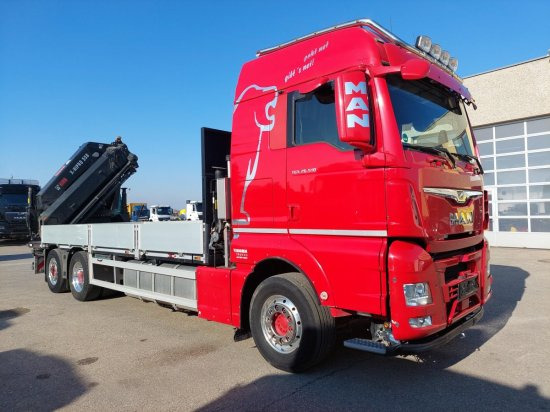 MAN TGX 26.510 BL Pritsche, Intarder, HIAB X-HIPRO 558EP-5, Alu-Felgen, Lenkachse, - شاحنات مسطحة, شاحنة كرين: صورة 3 MAN TGX 26.510 BL Pritsche, Intarder, HIAB X-HIPRO 558EP-5, Alu-Felgen, Lenkachse, - شاحنات مسطحة, شاحنة كرين: صورة 3