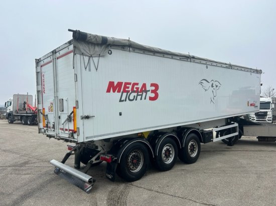 MEGA Alu-Kastenmulde 55m³, SAF-Achsen, Rollplane, Kombiklappe, Stehpodest - قلابة نصف مقطورة نصف مقطورة قلابة: صورة 2 MEGA Alu-Kastenmulde 55m³, SAF-Achsen, Rollplane, Kombiklappe, Stehpodest - قلابة نصف مقطورة نصف مقطورة قلابة: صورة 2