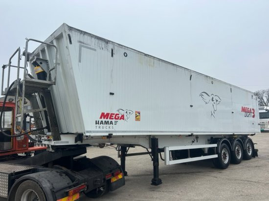 MEGA Alu-Kastenmulde 55m³, SAF-Achsen, Rollplane, Kombiklappe, Stehpodest - قلابة نصف مقطورة نصف مقطورة قلابة: صورة 5 MEGA Alu-Kastenmulde 55m³, SAF-Achsen, Rollplane, Kombiklappe, Stehpodest - قلابة نصف مقطورة نصف مقطورة قلابة: صورة 5