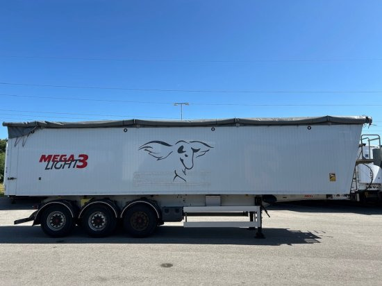 MEGA Light Alu-Kippmulde 55m³, Kombiklappe, SAF-Achsen, 1-A Liftachse, Rollplane - قلابة نصف مقطورة نصف مقطورة قلابة: صورة 4 MEGA Light Alu-Kippmulde 55m³, Kombiklappe, SAF-Achsen, 1-A Liftachse, Rollplane - قلابة نصف مقطورة نصف مقطورة قلابة: صورة 4