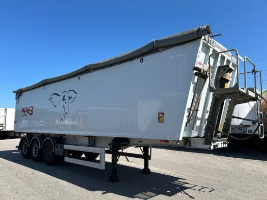 MEGA Light Alu-Kippmulde 55m³, Kombiklappe, SAF-Achsen, 1-A Liftachse, Rollplane - قلابة نصف مقطورة نصف مقطورة قلابة: صورة 3 MEGA Light Alu-Kippmulde 55m³, Kombiklappe, SAF-Achsen, 1-A Liftachse, Rollplane - قلابة نصف مقطورة نصف مقطورة قلابة: صورة 3