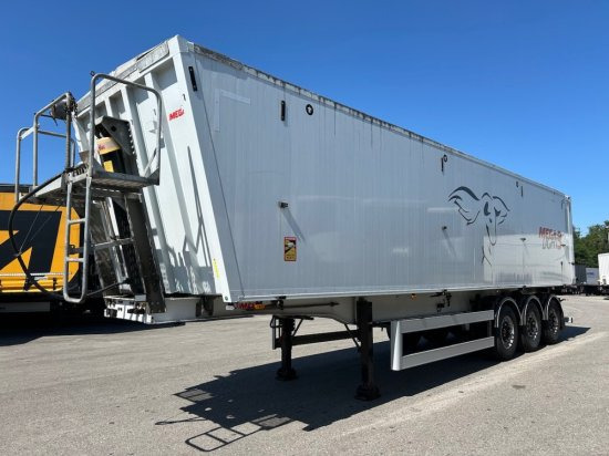 MEGA Light Alu-Kippmulde 55m³, Kombiklappe, SAF-Achsen, 1-A Liftachse, Rollplane - قلابة نصف مقطورة نصف مقطورة قلابة: صورة 1 MEGA Light Alu-Kippmulde 55m³, Kombiklappe, SAF-Achsen, 1-A Liftachse, Rollplane - قلابة نصف مقطورة نصف مقطورة قلابة: صورة 1
