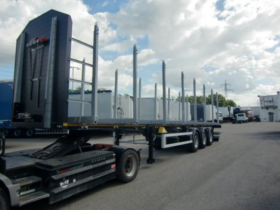 MEGA TIMBER LONG Holzauflieger 8 Rungenpaare 3. Achse Liftachse - نصف مقطورة اخشاب: صورة 1 MEGA TIMBER LONG Holzauflieger 8 Rungenpaare 3. Achse Liftachse - نصف مقطورة اخشاب: صورة 1