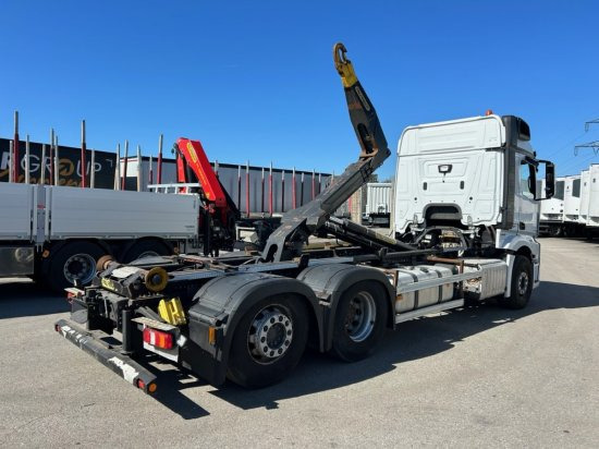 Mercedes-Benz Actros 2545L 6x2 Hyva Abroller, E6 ,Retarder, Lenk-Liftachse, - شاحنة ذات خطاف: صورة 4 Mercedes-Benz Actros 2545L 6x2 Hyva Abroller, E6 ,Retarder, Lenk-Liftachse, - شاحنة ذات خطاف: صورة 4