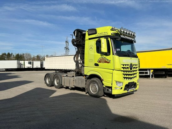 Mercedes-Benz Actros 3363 6x4, Palfinger Epsilon Kran - شاحنة قطع الأشجار, شاحنة كرين: صورة 3 Mercedes-Benz Actros 3363 6x4, Palfinger Epsilon Kran - شاحنة قطع الأشجار, شاحنة كرين: صورة 3