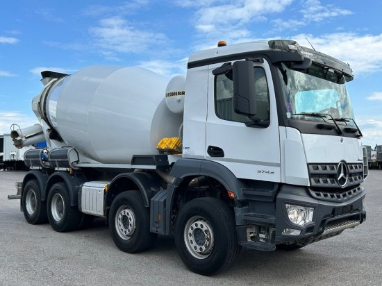 Mercedes-Benz Arocs 3743, 8x4 Betonmischer, Euro 6, 9m³ Liebherr Mischer - شاحنة خلاطة خرسانة: صورة 2 Mercedes-Benz Arocs 3743, 8x4 Betonmischer, Euro 6, 9m³ Liebherr Mischer - شاحنة خلاطة خرسانة: صورة 2