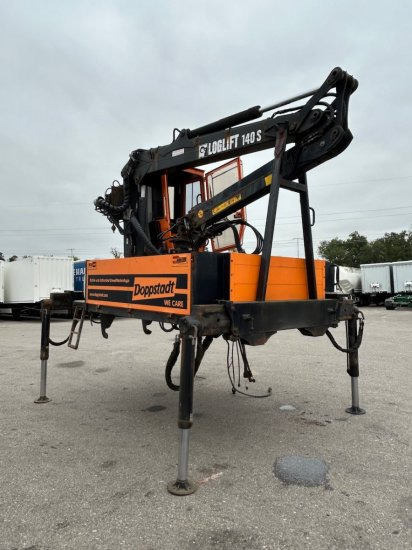 Plateau-Wechselpritsche mit Loglift 140S inkl. Rotator und Greifer - مقطورة نقل الحاويات: صورة 3 Plateau-Wechselpritsche mit Loglift 140S inkl. Rotator und Greifer - مقطورة نقل الحاويات: صورة 3